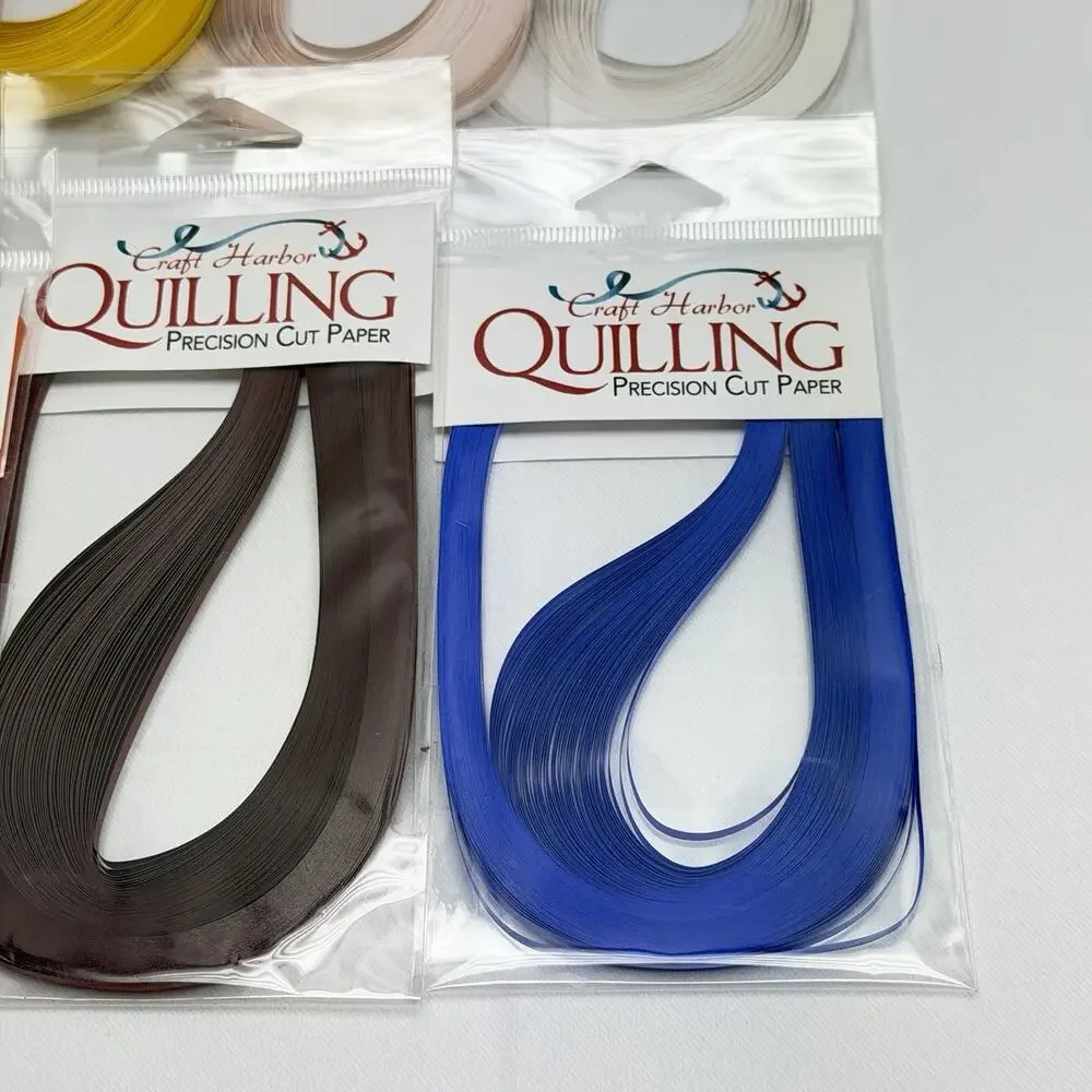 900Strips Quilling Paper Random 9 Color For DIY Crafts Decor Flowers Letters